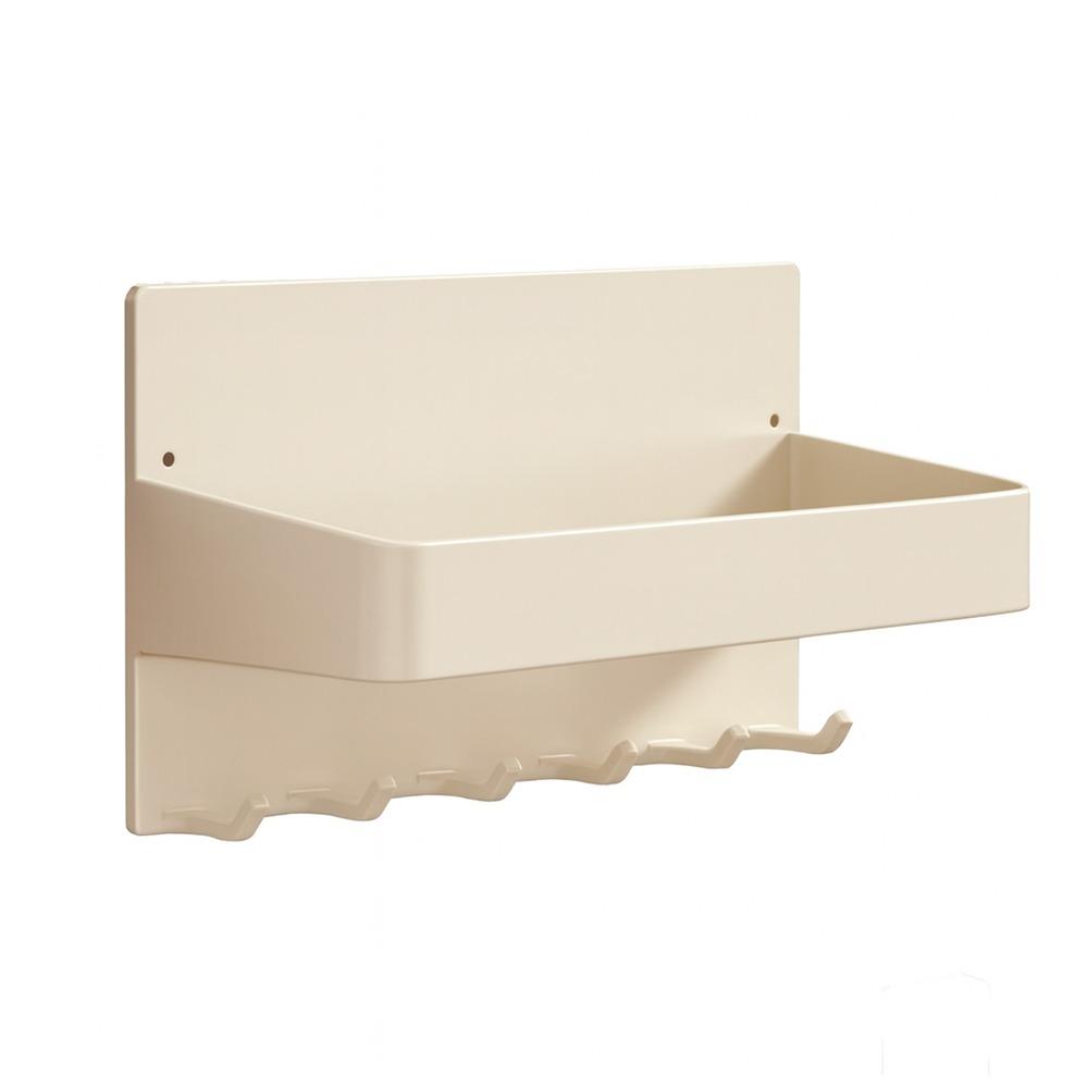 

Wall Mounted Refrigerator Magnetic Shelf Carbon Steel Refrigerator Side Storage Rack Living Room бежевий