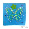 1 set Kit da Ricamo Fai da Te per Bambini Animale dei Cartoni Animati Kit da Cucito in Feltro Materiale Fai da Te Artigianato da Cucire in Feltro