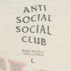ANTI SOCIAL SOCIAL CLUB Made In USA Back Print Short Sleeve T-shirt L Men's Used