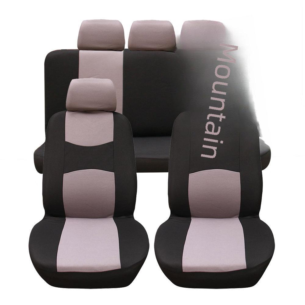 Universal Car Seat Cover Set for All Seasons - 4/9 Piece Set