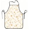 1pc Vintage Floral Vine Print Apron, Durable And Easy To Clean, Adjustable Waistband, Polyester Material, for Kitchen Cooking, Gardening, Orchard Pick