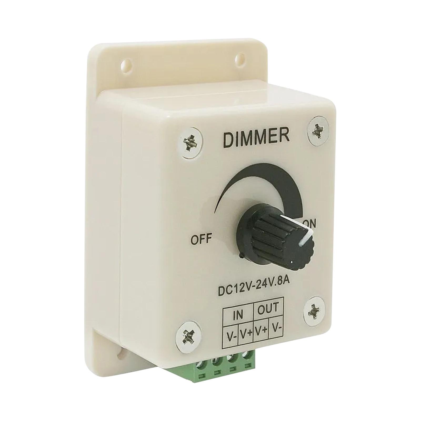 

Светодиодный монохромный диммер, ручной регулятор яркости, контроллер светодиодной ленты 8 А, контроллер светодиодной ленты 12 В белый