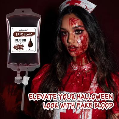 Halloween Fake Blood Makeup Coagulated Realistic Washable SFX for Zombie Monster Mouth Clothes Body Paint Halloween Cosmetics
