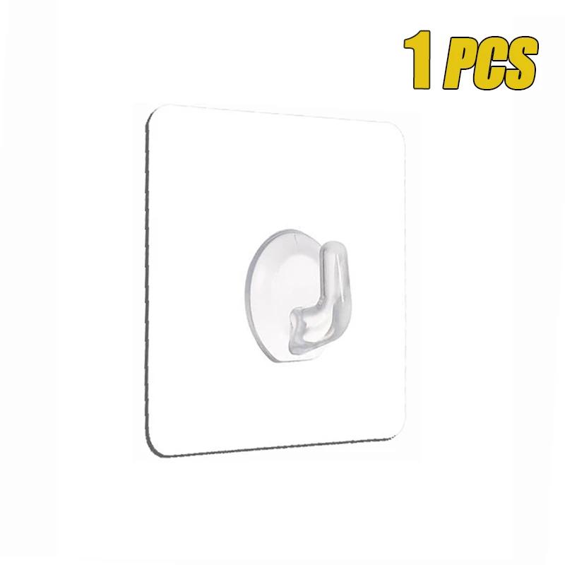 

Прозрачные крючки-липучки без пробивания, прочные липкие крючки, не оставляющие следов на стене, кухонные, туалетные, ванные аксессуары для хранения