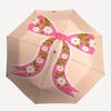 1pc Floral Bow Design Umbrella with Plastic Handle,Suitable for All Seasons Home Travel Outdoor Umbrellaptys31056