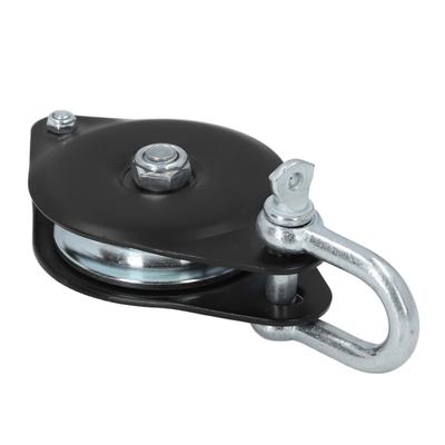 Single Pulley Roller Heavy Duty Universal 0.5T Load Lifting Crane Snatch Block Bearing Hook Boat Accessories