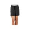 Lace-Up Comfortable Simple Solid Color Three-Quarter Casual Shorts Women Shorts Black AY7270