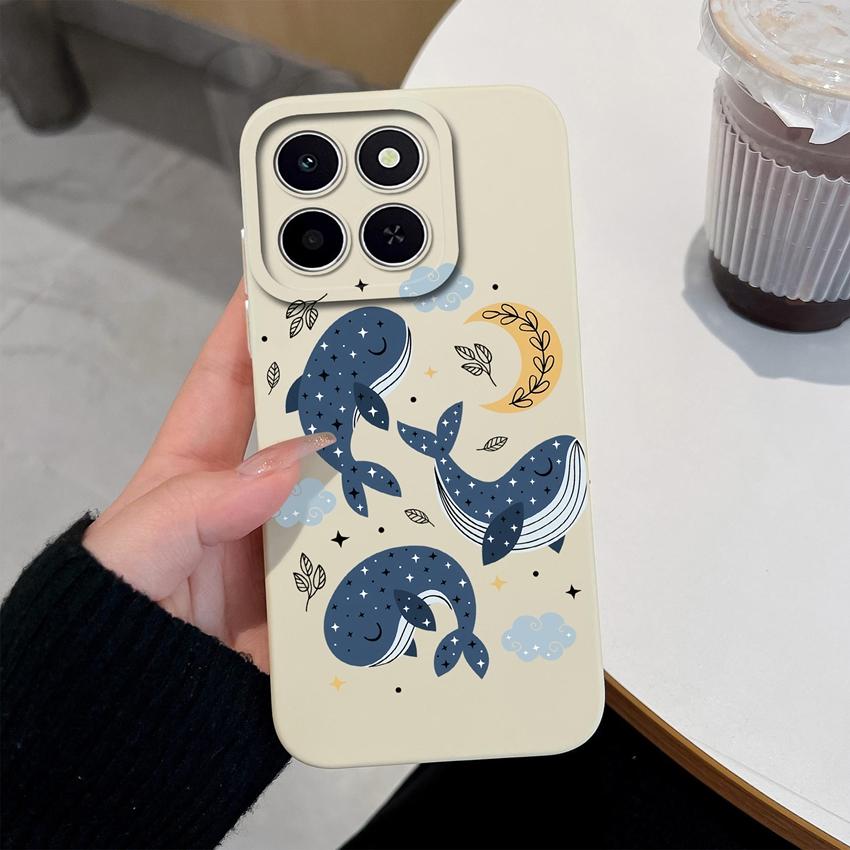 For Honor X6c X6d X5a X5c X6a X7a X8d X9d X8c X7 X8 X6 Phone Case Pretty Flowers Patterns Lightweight Soft Silicone Cover For Honor Protective Housing