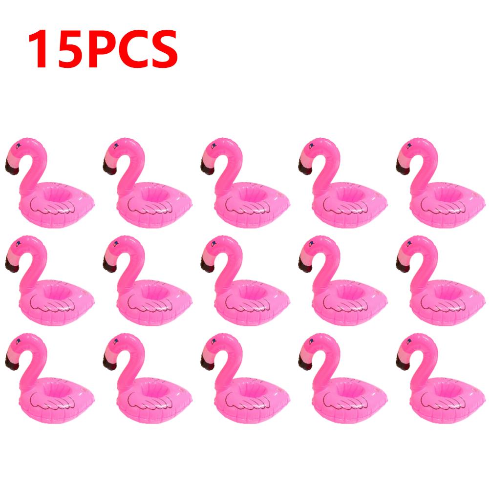 1-50PCS Inflatable Cup Holder Flamingo Drink Holder Swimming Pool Float Bathing Pool Toy Party Decoration Bar Coasters Pool Acce
