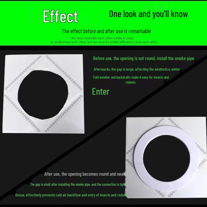 Round Pipe Wall Hole Decorative Cover Ring