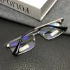 Shatar Stainless Steel Frame Anti Blue Light Presbyopic Glasses For Business, Middle-aged And Elderly High-end Men And Women