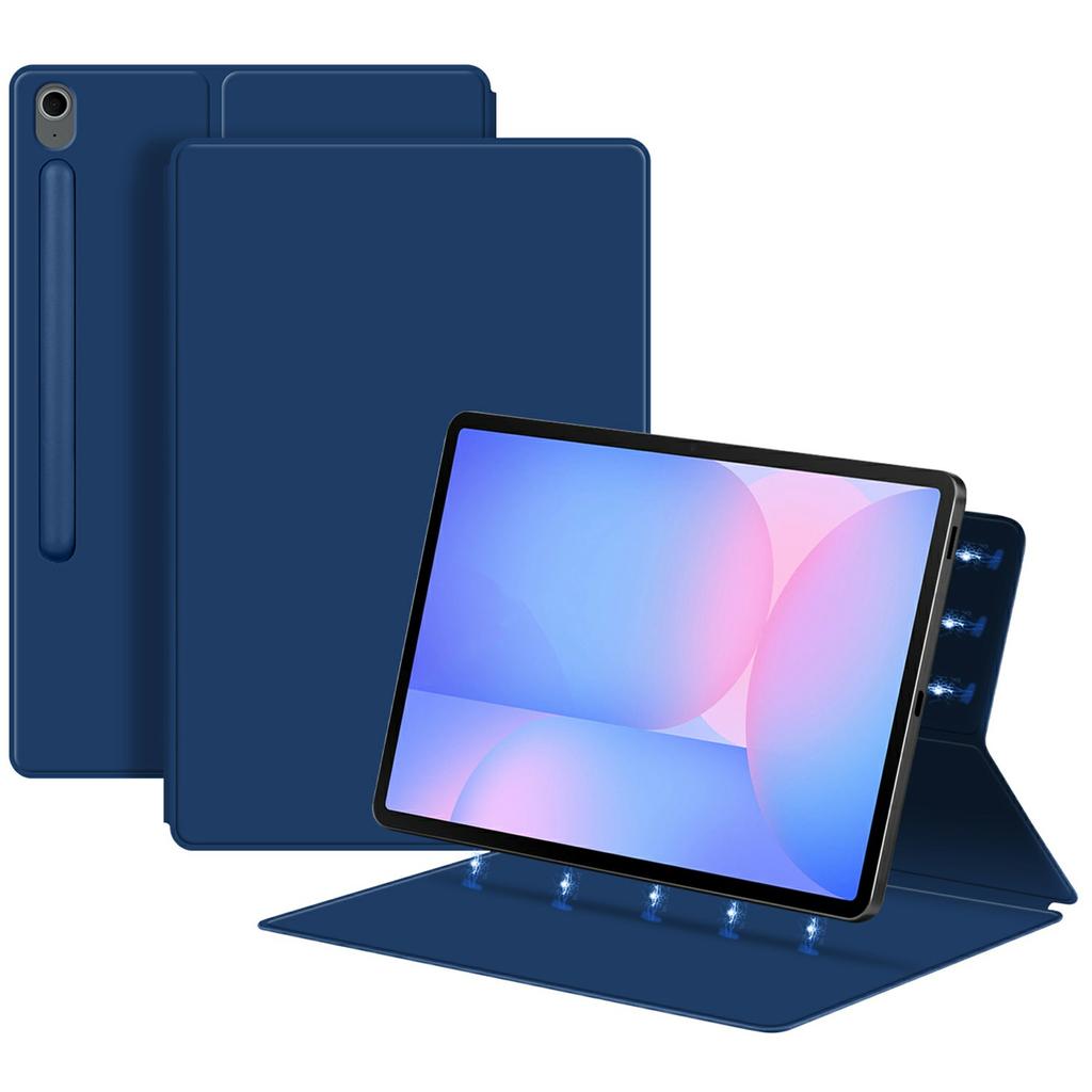 For Samsung Galaxy Tab S10 FE+ Case Stand Magnetic Leather Tablet Cover with Auto Sleep/Wake