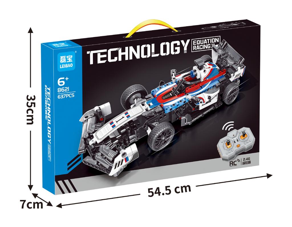 Mindy 1:18 Remote Control Car Model 2.4G Technology Car Assembly Building Block Boy Gift Racing Toy Building Block Car