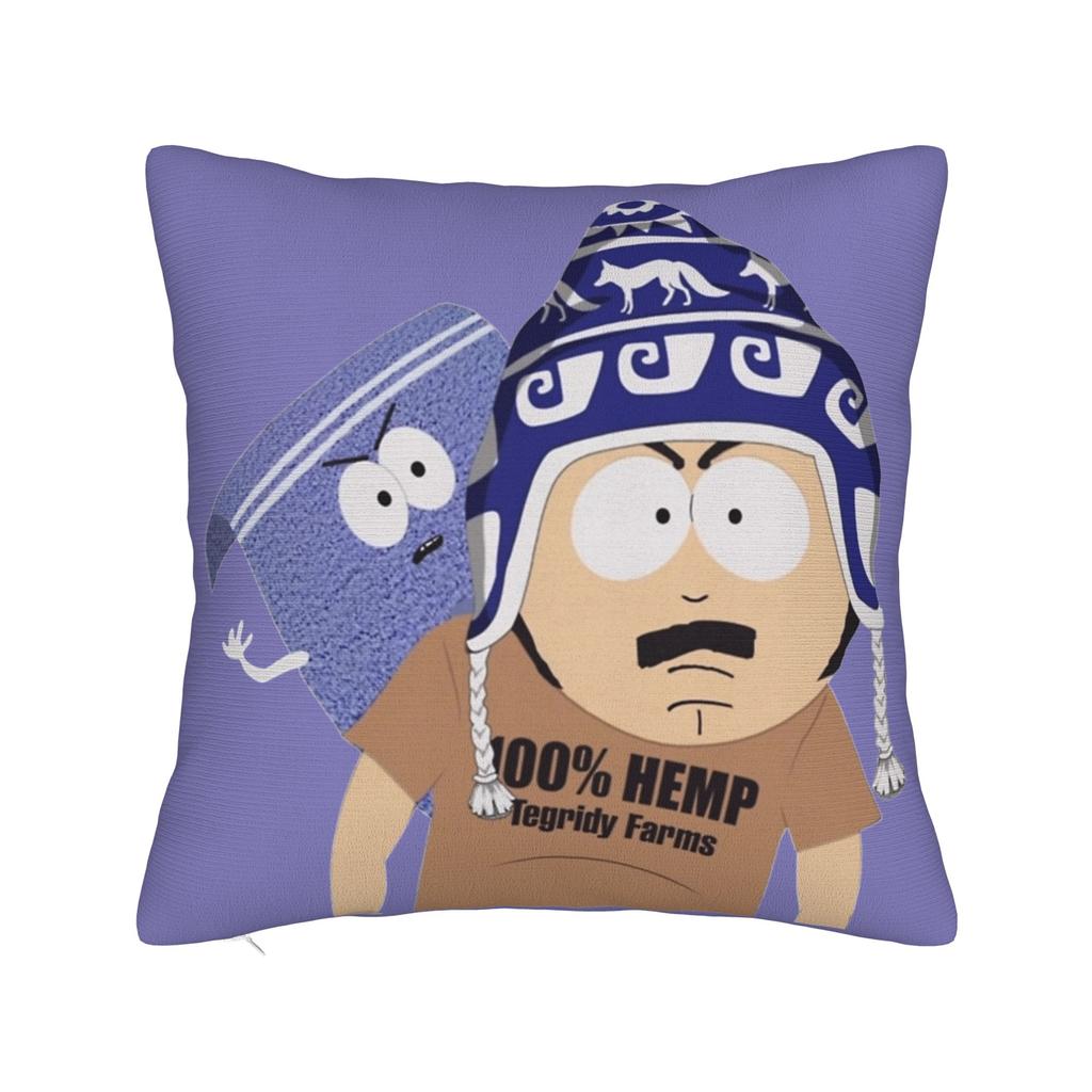 Towelie SouthParkes TV Show Printed Pillowcases Cushion Cover  Pillow Covers Warm Chair Decorations Square Multiple Sizes