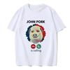 Women Funny Pig Tops Tshirt John Pork Is Calling Answer Call Phone Y2k Tee Shirt Gothic Hip Hop T-shirt Streetwear Clothes