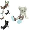 Superbe Porte-stylo Ornement Figurine Kaws Companion Noir Blanc Gris Pour Enfants Fans