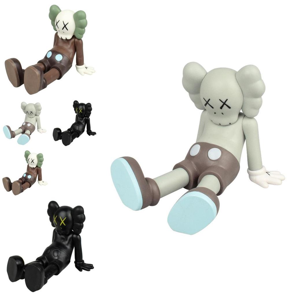 Superbe Porte-stylo Ornement Figurine Kaws Companion Noir Blanc Gris Pour Enfants Fans