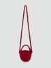 Tinknit Bloom Handmade Knit Crossbody Bag_Red