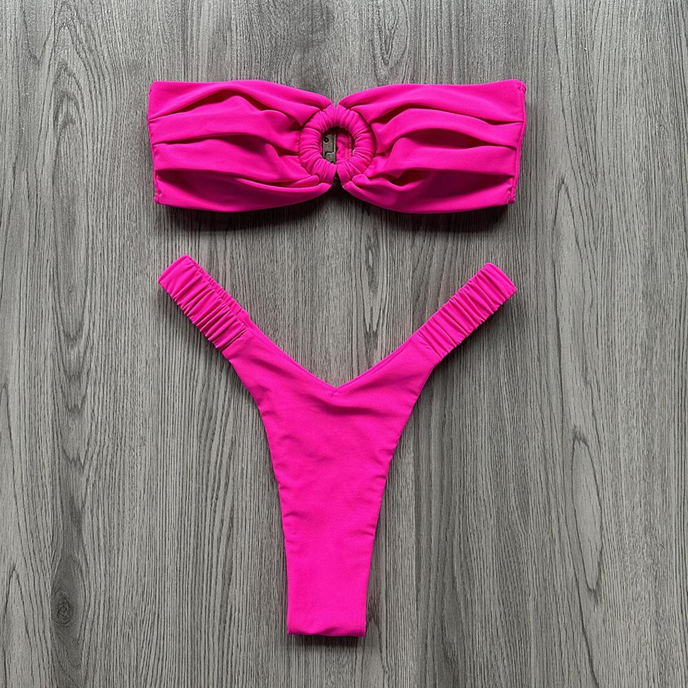 Micro Bikini Push Up Women Swimsuits 2025 Sexy Female Swimwear Brazilian Bikini Set Thong Biquini Swimming Suits Beachwear