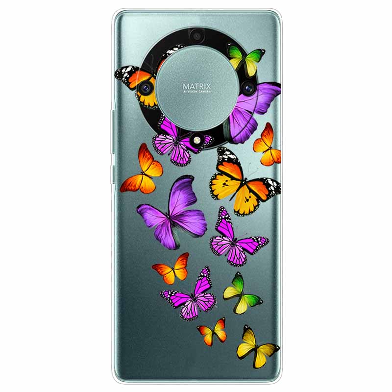 Custodia per Honor Magic6 Lite 5G Trasparente TPU Silicone Funda Capa per Honor Magic 6 Lite Coperture Morbide Magic6Lite Trasparenti Coques borsa