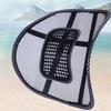 Auto Seat Waist Support Breathable Car Ice Silk Hole Mesh Lumbar Cushion Massage Seat Cover Pad for
