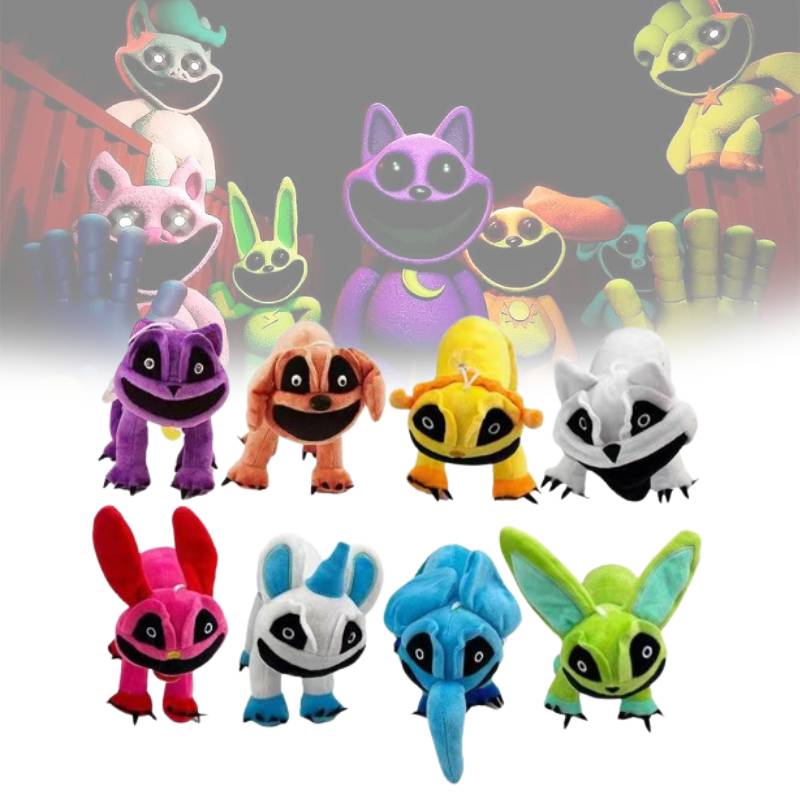 Smiling Critters Animal Stuffed Plush Toy Cartoon Children Halloween Doll Gift
