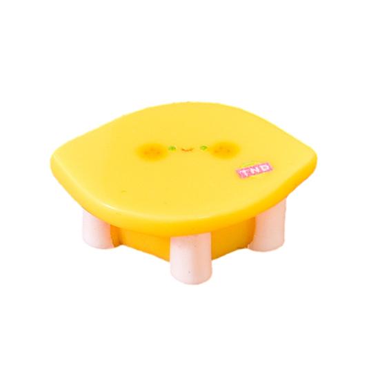 Yousheng Miniature Dollhouse Furniture Mini Resin Bed Sofa Cabinet Table Accessories Lemon Style Tiny Pretend Play Props for Fairy Garden Doll House