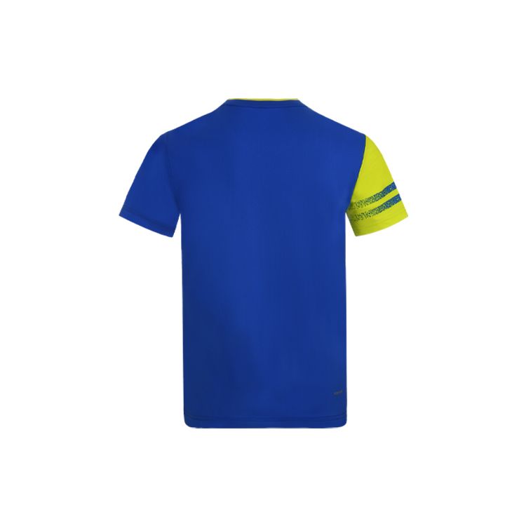 Li-Ning Quick-Dry Badminton Series Short Sleeve T-Shirt Men Tops Crystal-Blue AAYS071-3