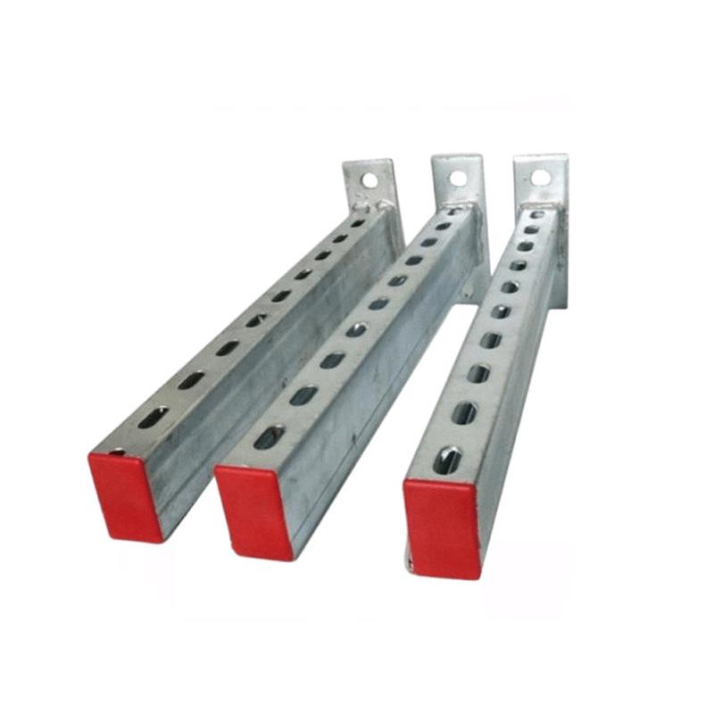 T-Type Galvanized Seismic Support for Integrated Cable and Ventilation Ducts