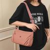 Solid Color Shoulder Bag Women's Lightweight Outdoor Small Square Bag Commuter Crossbody Bag