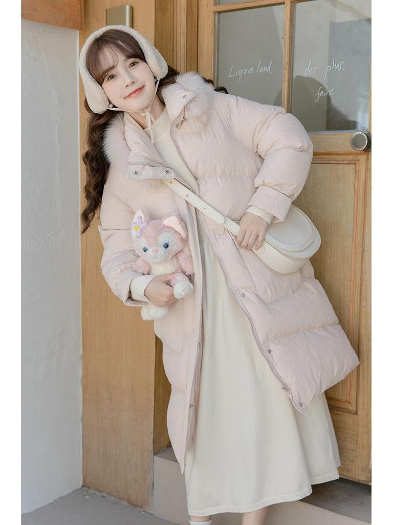 Petite Women's Winter Base Layer French Knitted Wool Long Dress Skirt, 2025 Style.