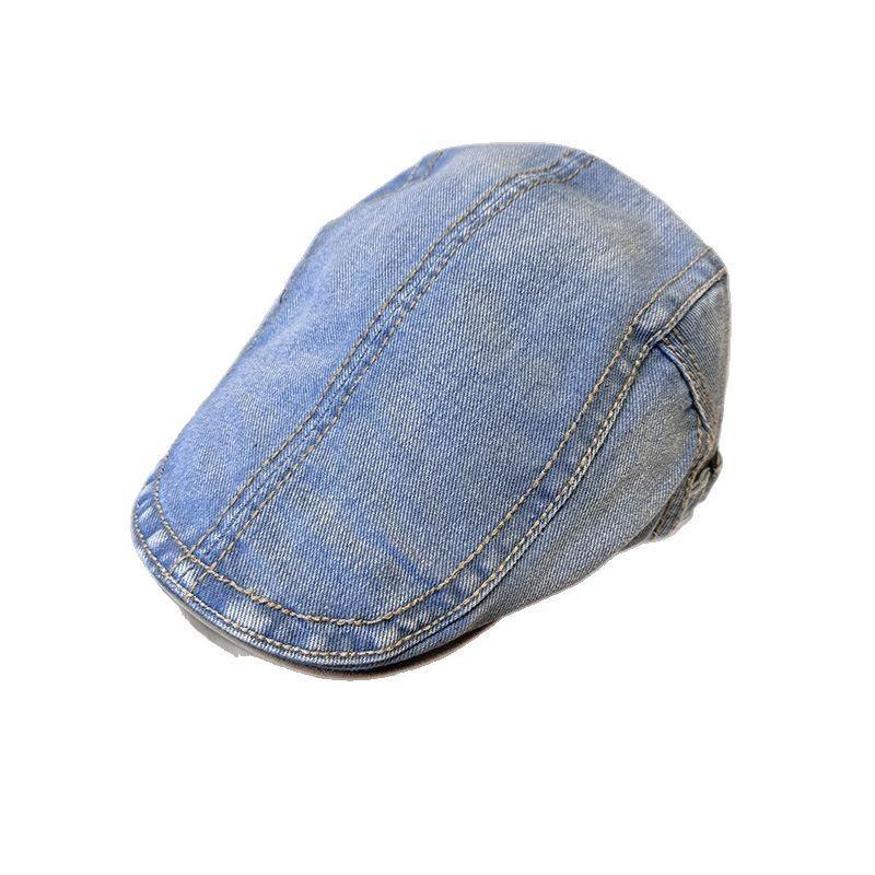 Stylish Denim Cap With Sun Protection For Hip Hop Style Fashion Breathable Gift