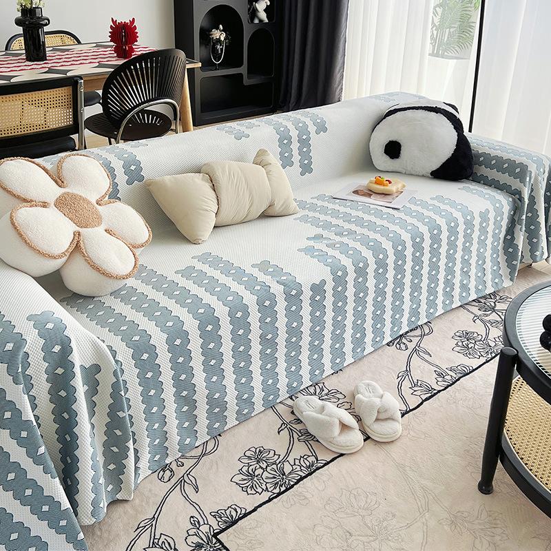 Summer Sofa Towel Full Cover Cloth Light Luxury High Sense Summer Simple Design Modern Anti-Cat's Paw