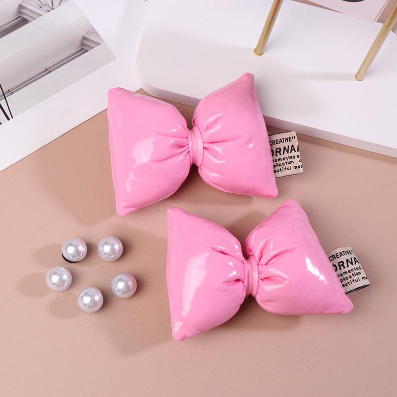 1Set Multiple Colors Bow Shoe Accessories Fashion Elegant Shoe Charms For All-match Vintage Shoe Buckle Decorations Cute Bowtie