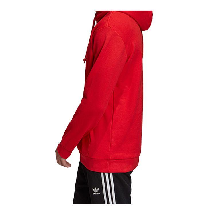 Adidas Originals Trefoil Hoodie With Drawstring Men Hoodies Bright-Pink Fluorescent FM3783