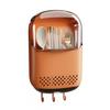 Wall-Mounted Plastic Cutlery Organizer With Drainage - Antibacterial Chopstick Holder Kitchen Counter Or Cabinet