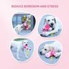 1pc Dog Plush Toy for Chewers, Dog Squeaky Toys,Stuffed Animals Toys with Cotton Material and Crinkle Paper,Durable Chewing Toys