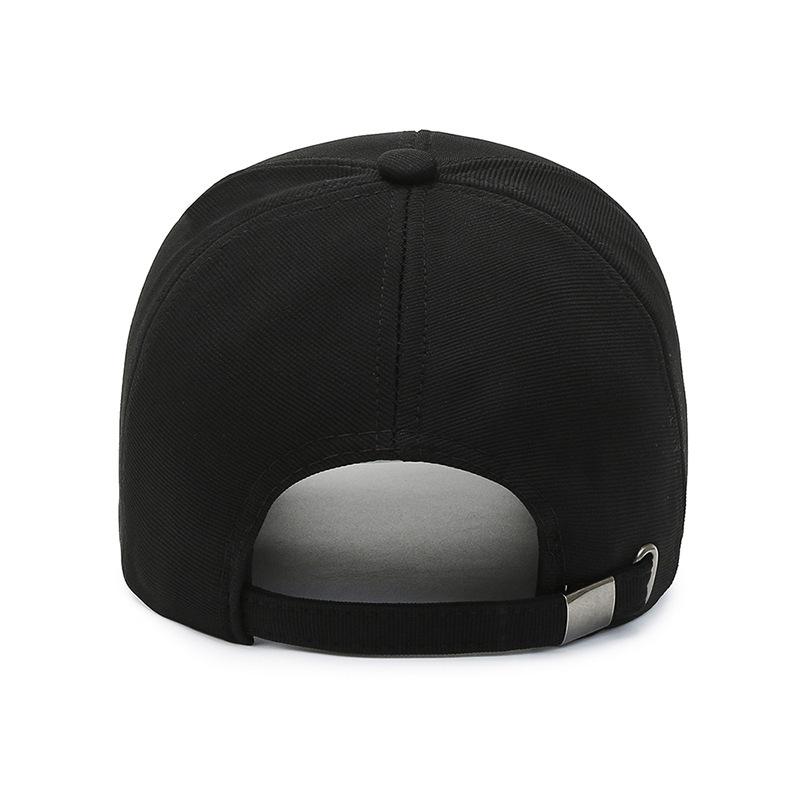 Spring Summer Luxury Brand Baseball Cap For Men Outdoor Sports Solid Fashion Sunhat Kpop Gorras Hombre Black Adjustable Snapback
