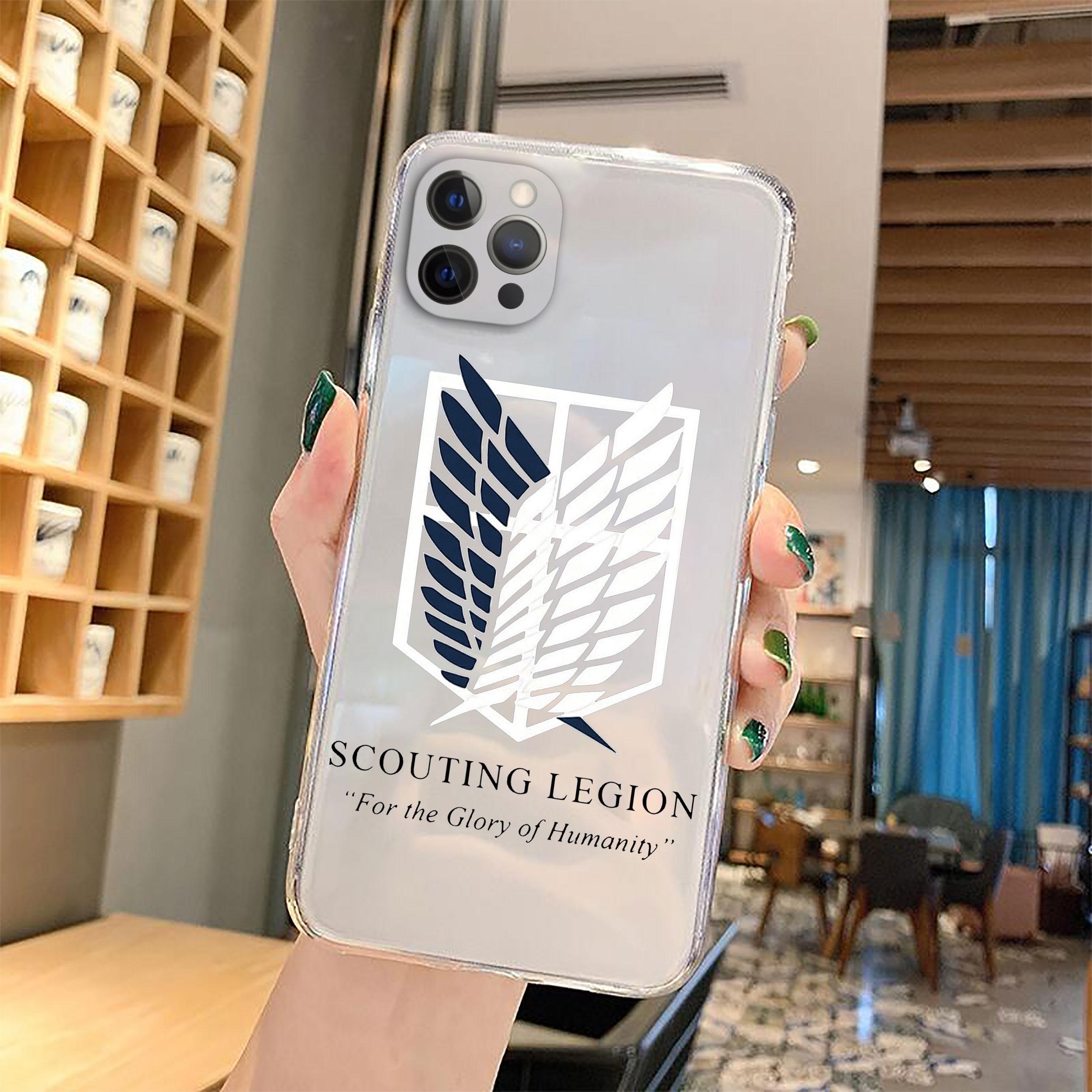 

Мягкий прозрачный чехол для телефона iPhone 12 11 pro XS MAX 8 7 Plus X SE20 13 XR аниме «Атака Титанов» в японском стиле для iPhone 12 iPhone 12