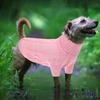 Dog High Collar Knit Sweater for Autumn/Winter 2025 - Solid Color Pet Clothing