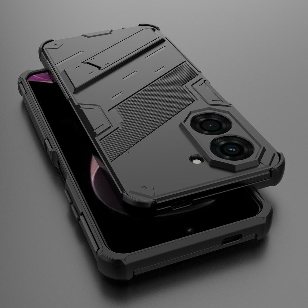 For Xiaomi Redmi A5 4G (171.7mm)/Poco C71 4G Case PC + TPU Shockproof Phone Cover with Kickstand