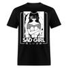 Sad Anime Emo Girl - Aesthetic Vaporwave Anime Otaku Sadness Introvert T-Shirt