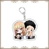 My Dress-Up Darling Plastic Anime Keychain Kitagawa Marin Bag Tag Cute Decorative Baji Cartoon Keyrings Trendy Gift