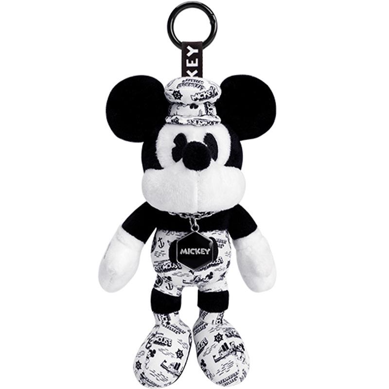 Disney Authorized Mickey, Minnie, Donald, and Goofy Plush Toy Keychain or Lanyard
