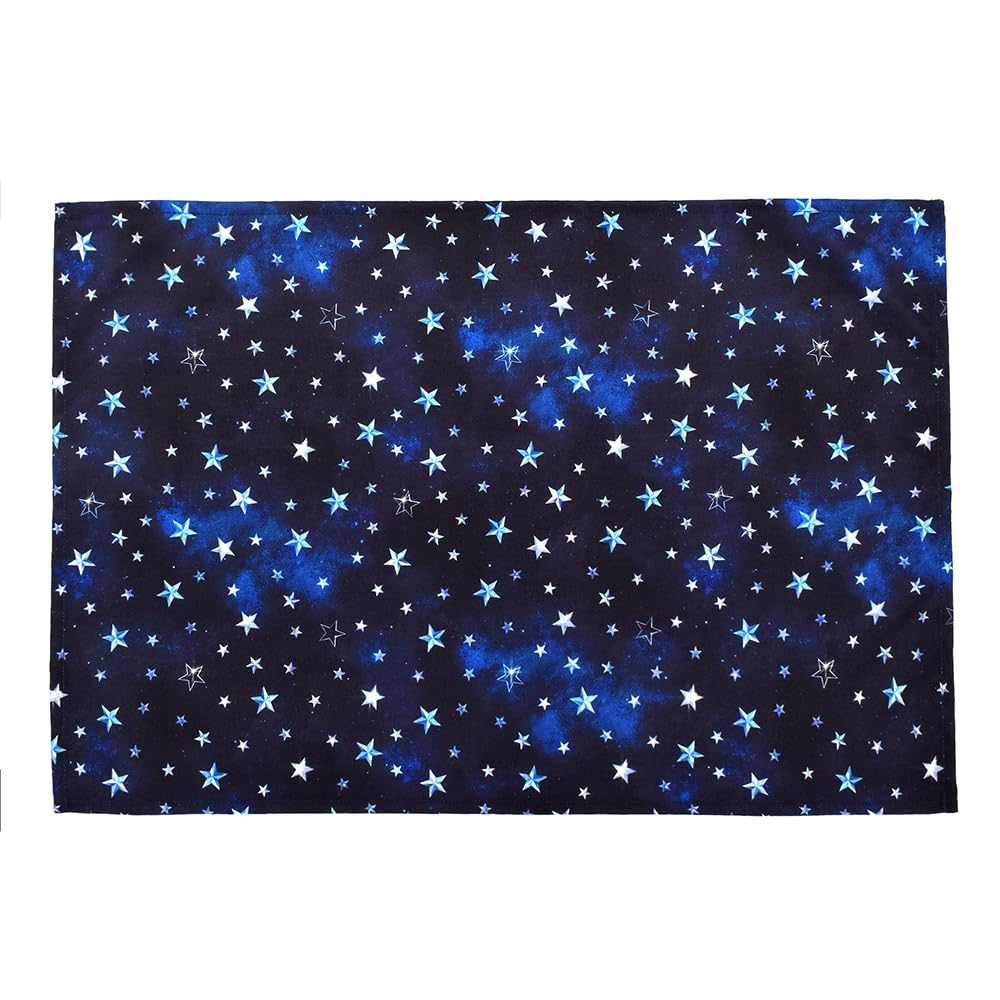 COLORFUL CANDY STYLE Placemat x Set of Sterling for Boys with a pocket tissue pouch (40cm 60cm) Water-repellent, No-iron, 2, Silver, Water-repellent,