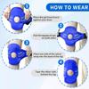Knee Ice Pack for Injurie Gel Reusable Hot Cold Compress Compression Wraps for Sprains Swelling Cooling Knee Brace for Women Men