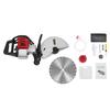 Gasoline Power Circular Saw For Cement Granite Asphalt Two Stroke Wet Cut Machine With Water Hose And Adjustable Depth