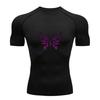 Men's Quick Dry Compression Workout T-Shirt, Stylish Tribal