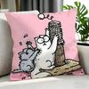 Cartoon Simons Cat Cushion Cover Cushion Cover Set Pcs X X X Pillowcase Decorative Sofa Home Decor
