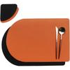 Sets de Table Ronds en Similicuir Antidérapants Réversibles Tapis de Table Ensemble de Sets de Table Sous-verres pour Restaurant et Décoration Intérieure